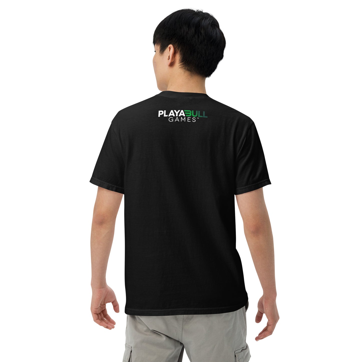 SURFING THE CRYPTO GAMING WAVE Men’s Heavyweight T-shirt