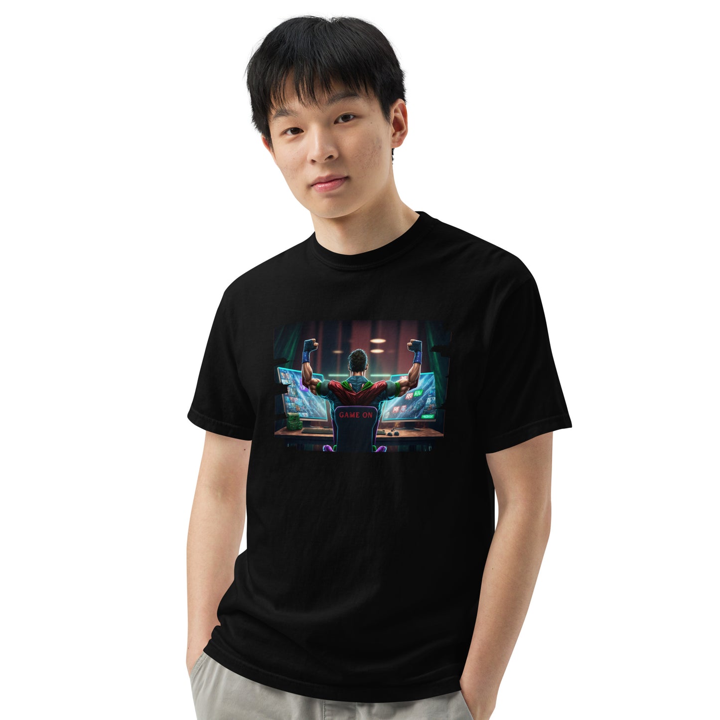 GAME ON Men’s Heavyweight T-shirt