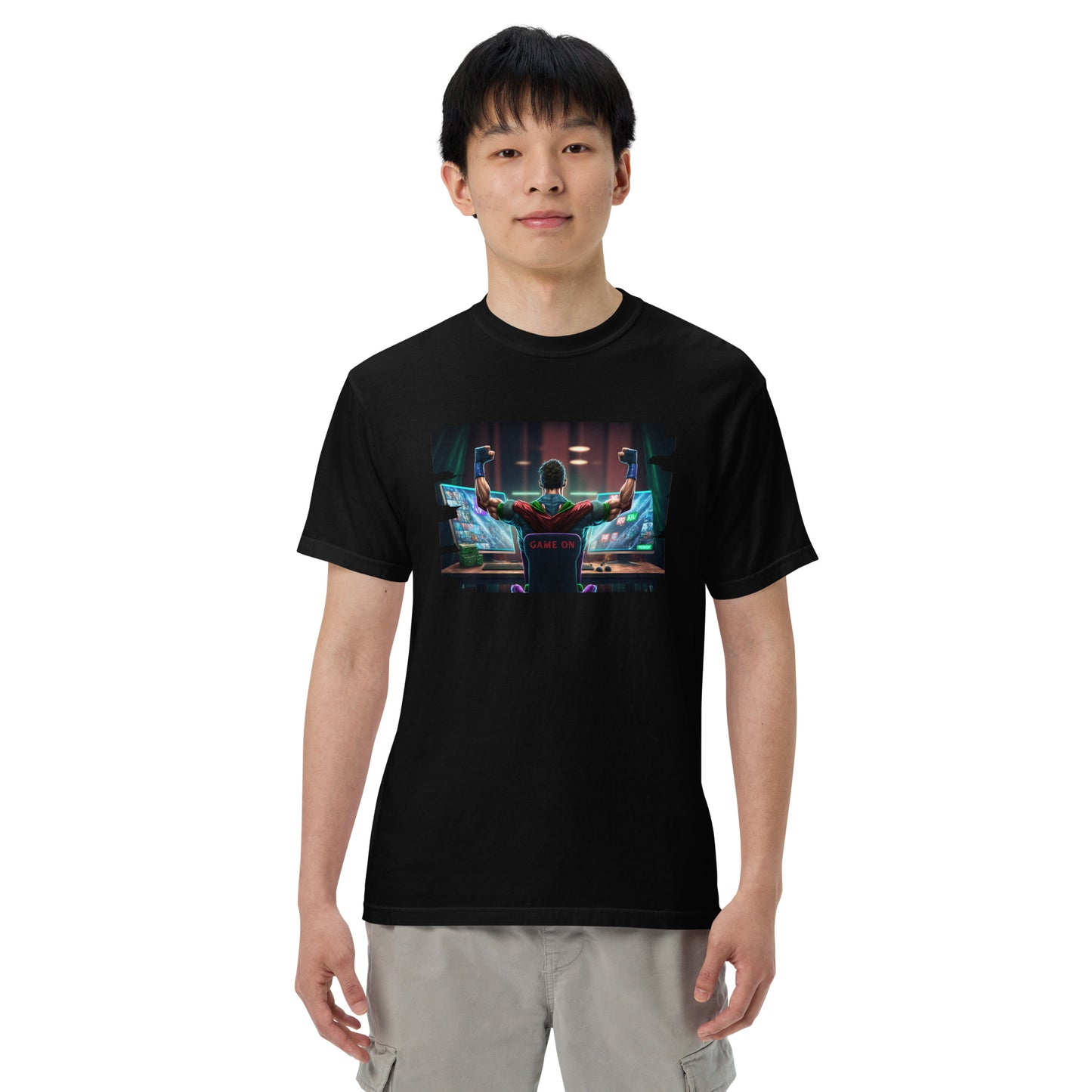 GAME ON Men’s Heavyweight T-shirt