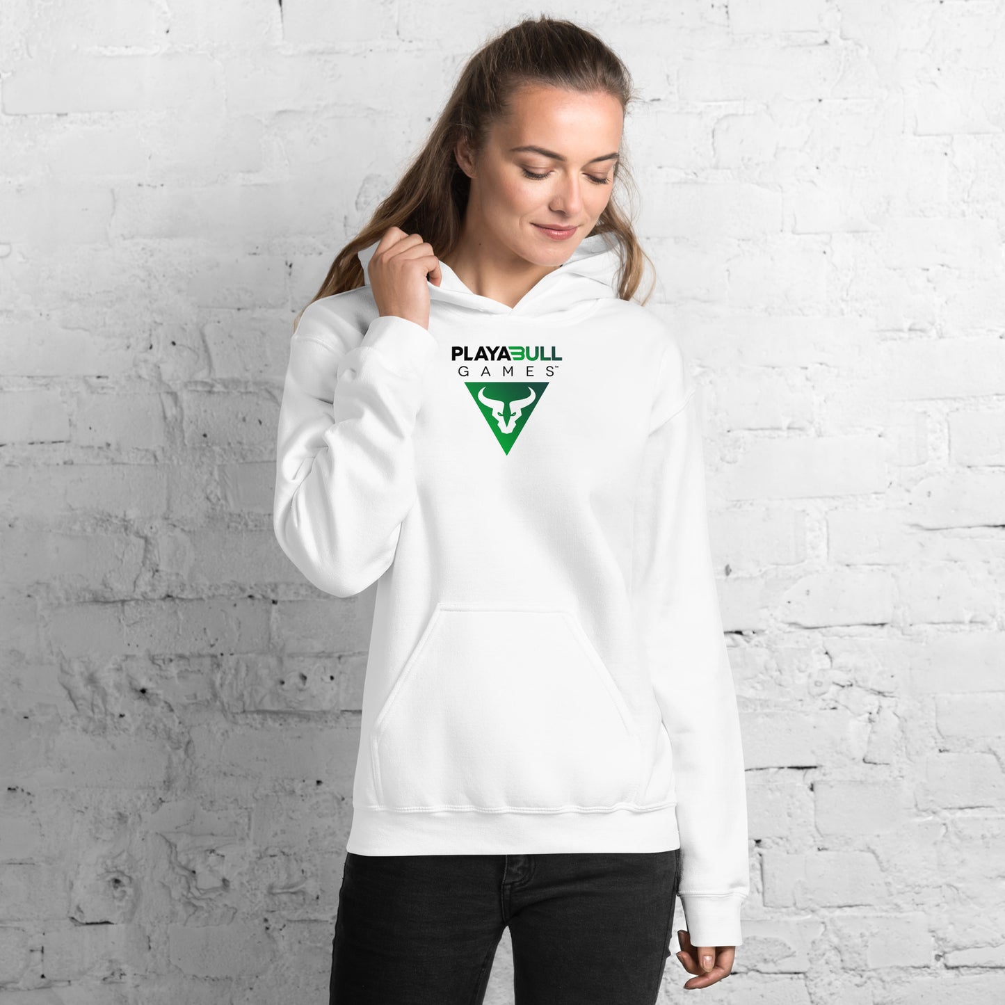 White Unisex Hoodie