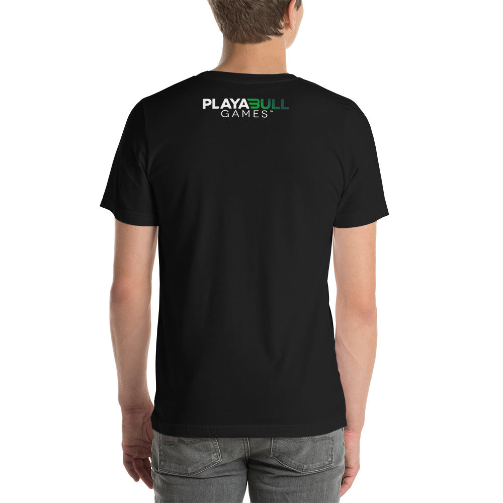 BRB Noobs Green on Black Unisex T-shirt