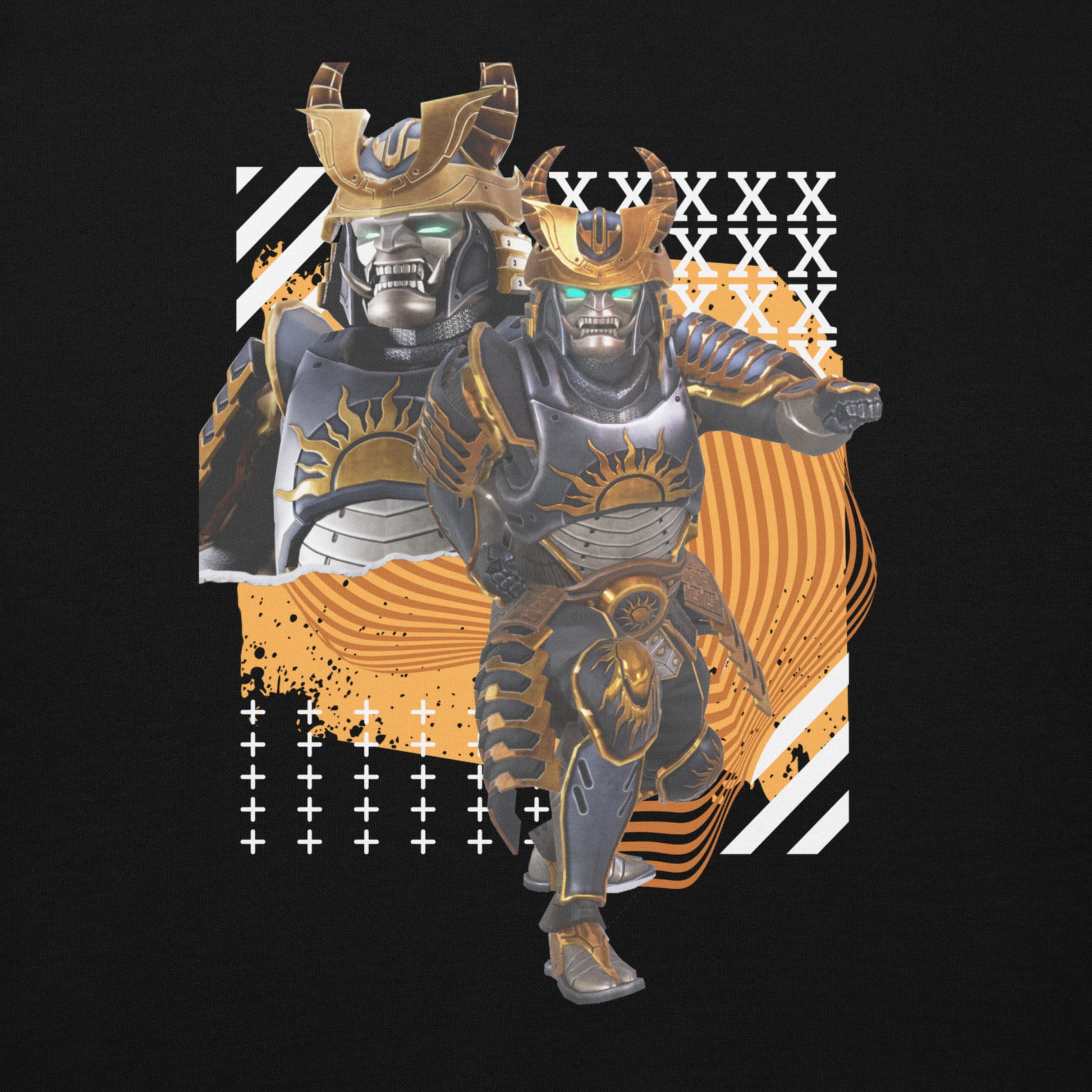 Samurai 3D Heroes Hoodie