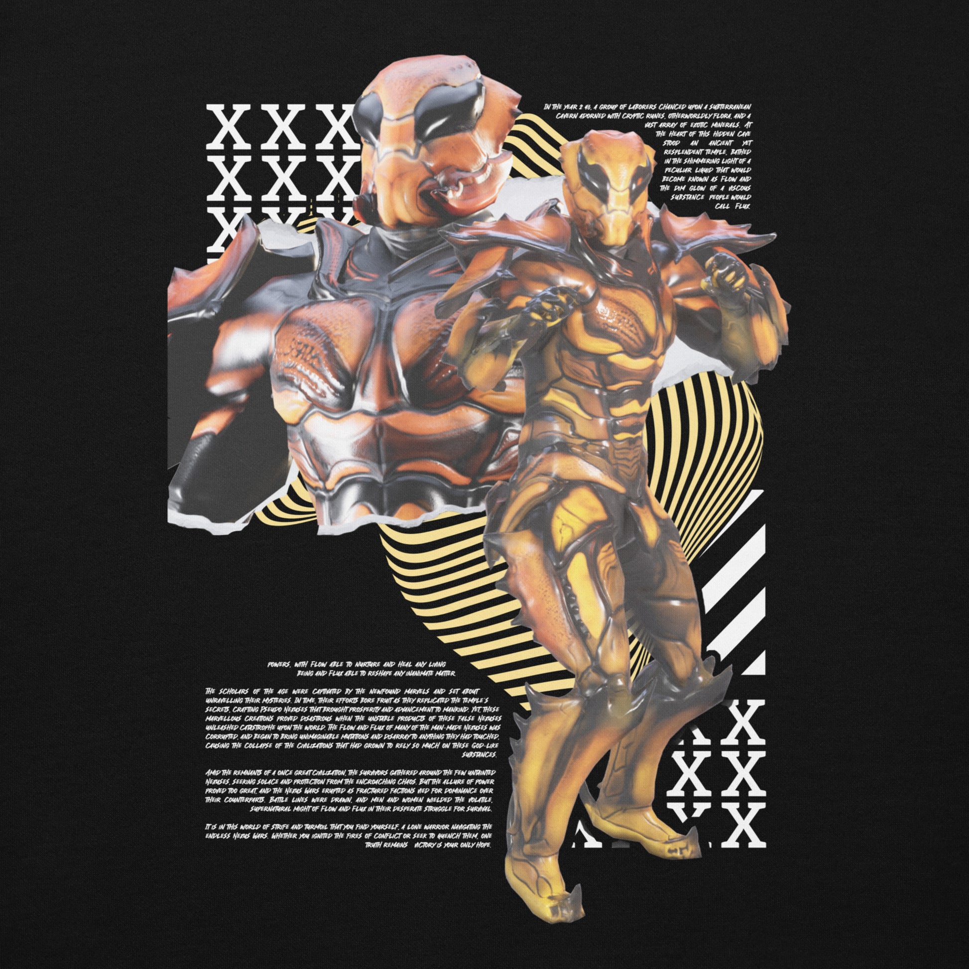 Yellow Jacket Stinger 3D Heroes Hoodie
