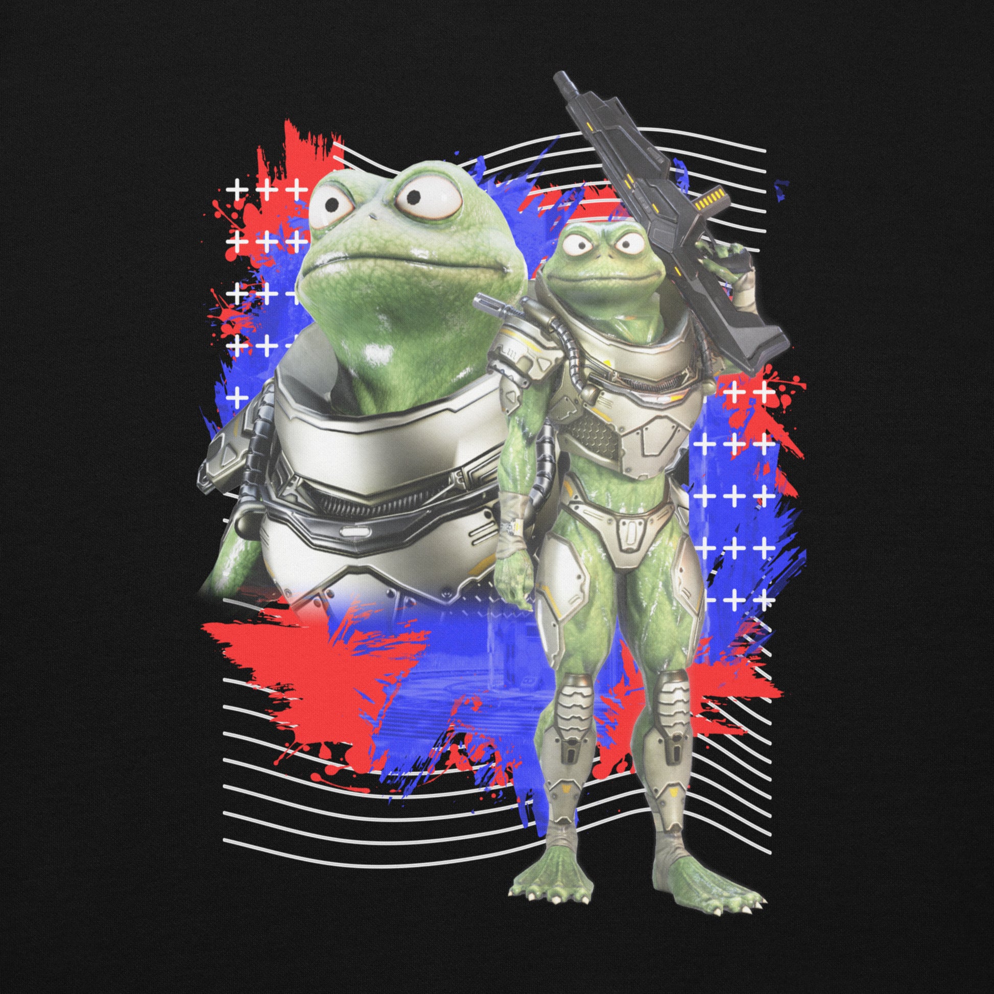 Frog 3D Heroes Hoodie
